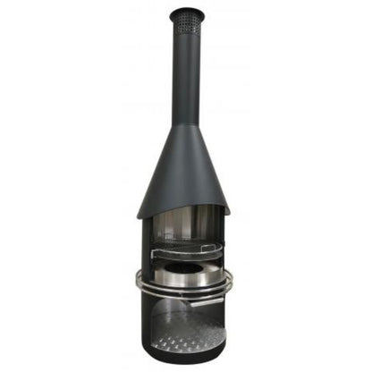 Passionsgrill Tuinhaard / Barbecue RVS – PASSION – Ø70 x 233 cm